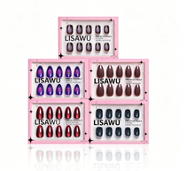 Moon Child Collection press-on nails in purple shade