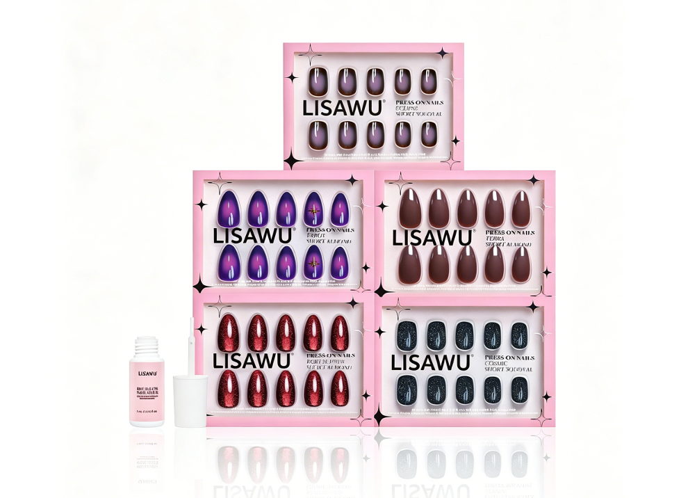 Moon Child Collection press-on nails with glossy finish