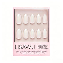 Moonlight press-on nails with glossy finish