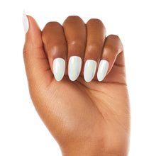 Moonlight press-on nail design - solid color style detail