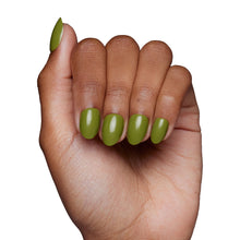 Moss Green press-on nail bundle - full set view