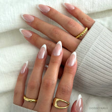 Mother Pearl press-on nails in nude shade