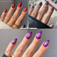 Mystic Vision press-on nails in purple shade