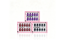 Mystic Vision press-on nails with velvet finish