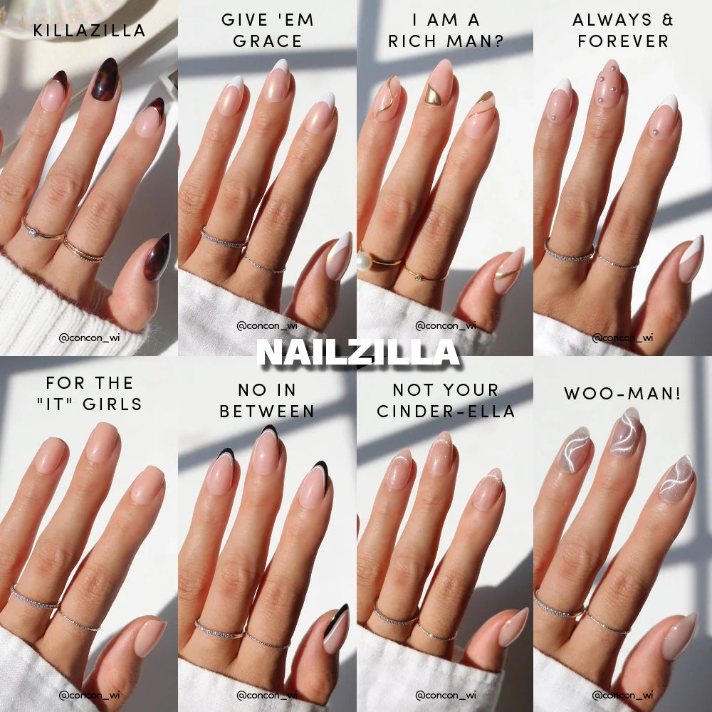 NAILZILLA collection by Lisawu - community nail looks featuring 8 styles