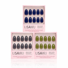 Nature Lover press-on nails in blue shade