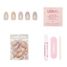 Neon Lights press-on nails in nude shade