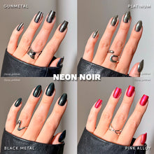 Lisawu Neon Noir press-on nail bundle manicure lifestyle photo