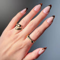 No Competition press-on nails in black shade