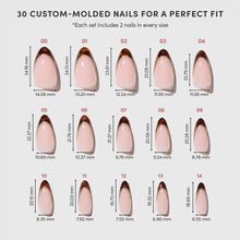 No Competition press-on nail design - french tip style detail