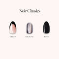 Noir Classics press-on nails in black shade