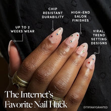 North Star press-on nails - almond shape, short length