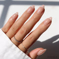 NOT YOUR CINDER-ELLA press-on nails in nude shade