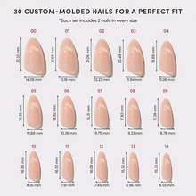 NOT YOUR CINDER-ELLA press-on nail bundle - full set view