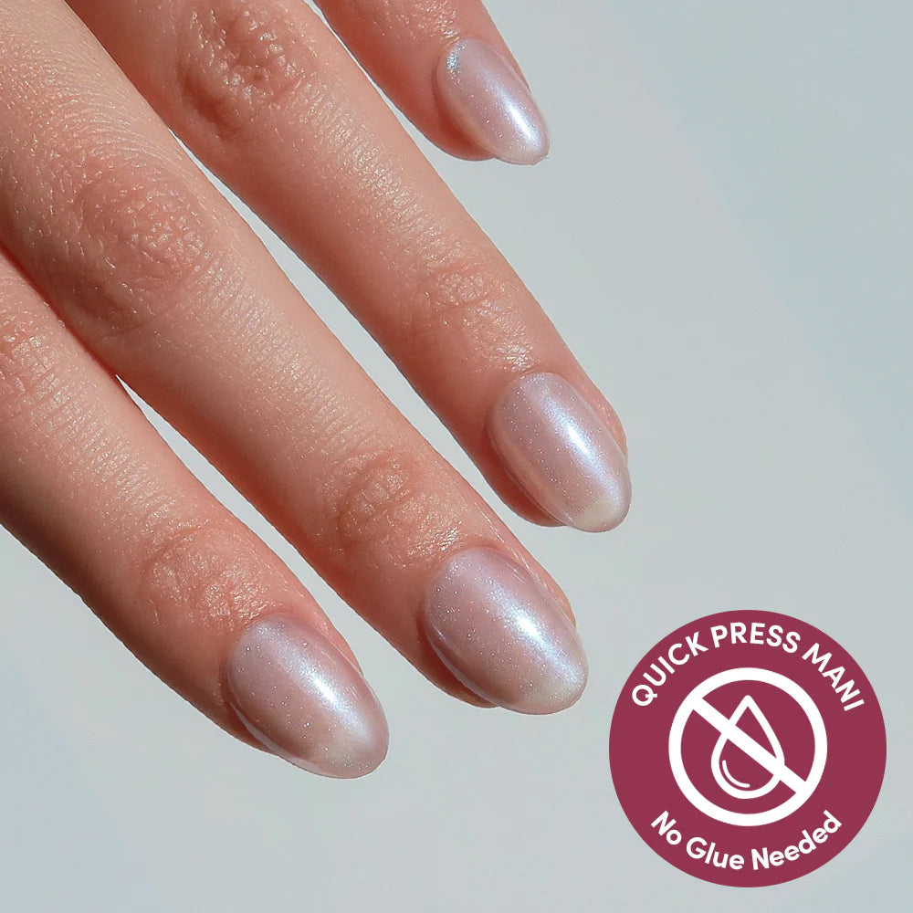 Nude Glazed, press-on nails, Nude Glazed 1