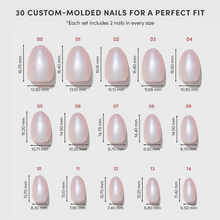 Nude Glazed, press-on nails, Nude Glazed 8