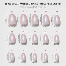 Nude Glazed, press-on nails, Nude Glazed 8