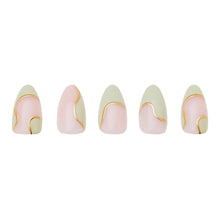 Olive You press-on nails with glossy finish