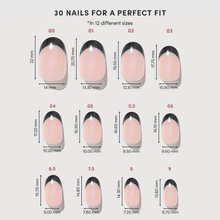 Onyx Glaze press-on nails with glossy finish