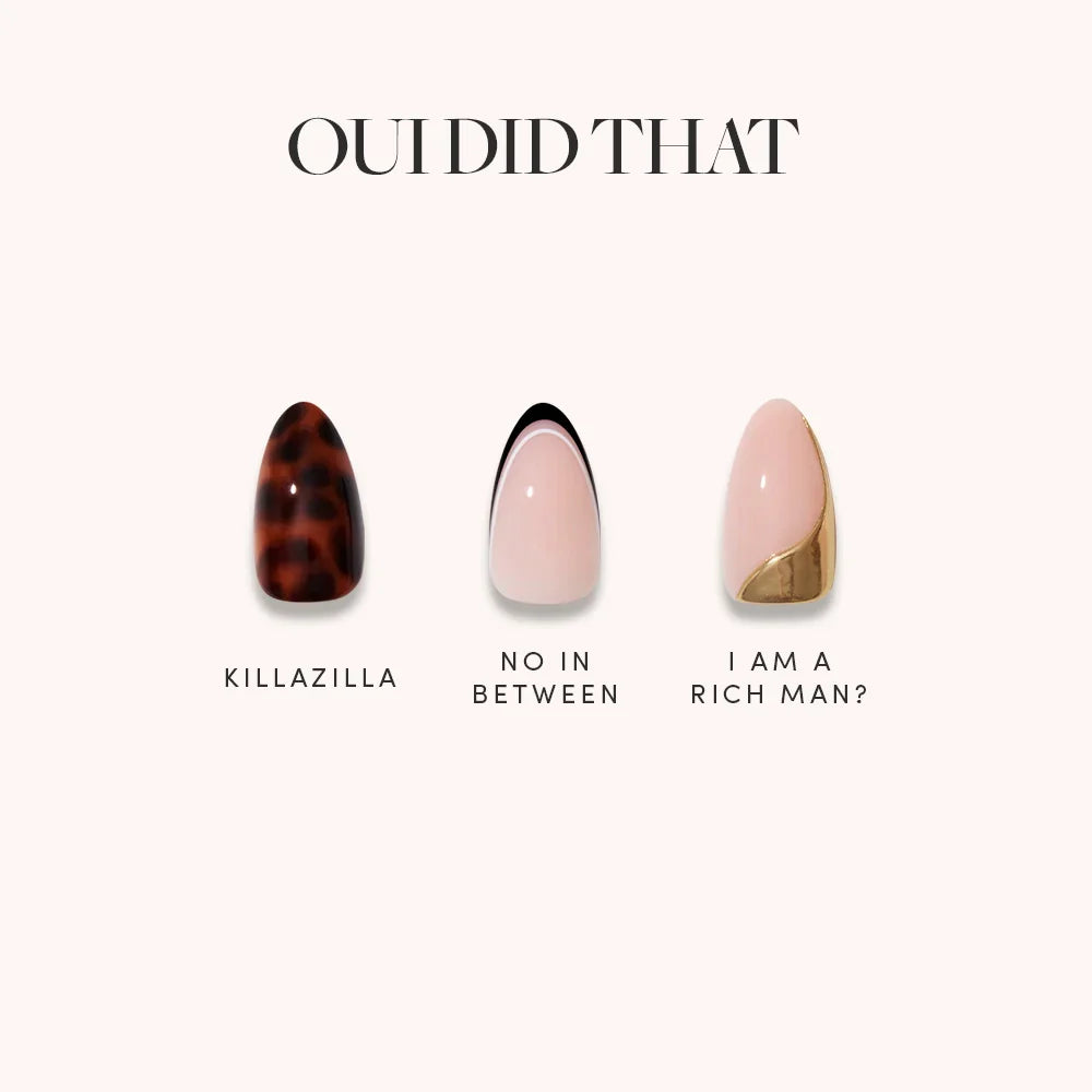 Lisawu OUI DID THAT press-on nail bundle style selection