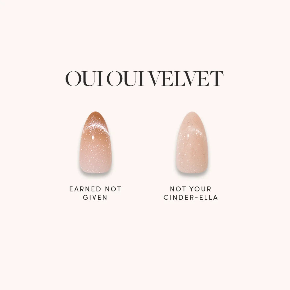 Lisawu OUI OUI VELVET press-on nail bundle style selection