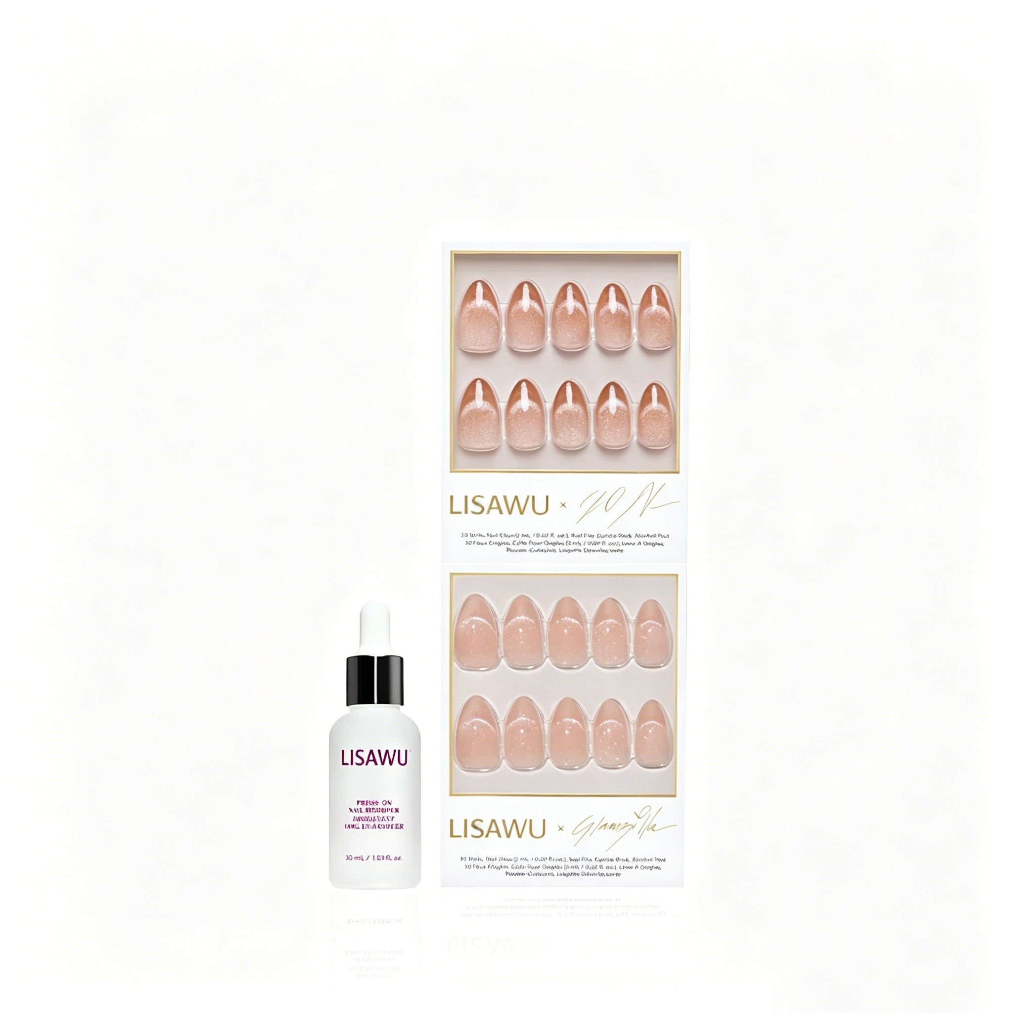 OUI OUI VELVET press-on nails with glossy finish