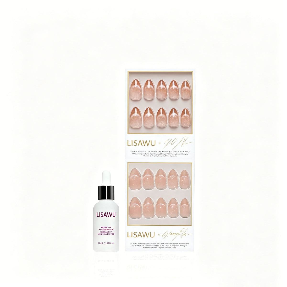 OUI OUI VELVET press-on nails with glossy finish