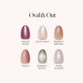 Oval & Out, press-on nails, oval shape, menu display, 2026 03 Quickpressbundles Oval Out Nailmenu