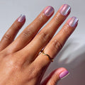 Oyster Baby press-on nails in blue shade