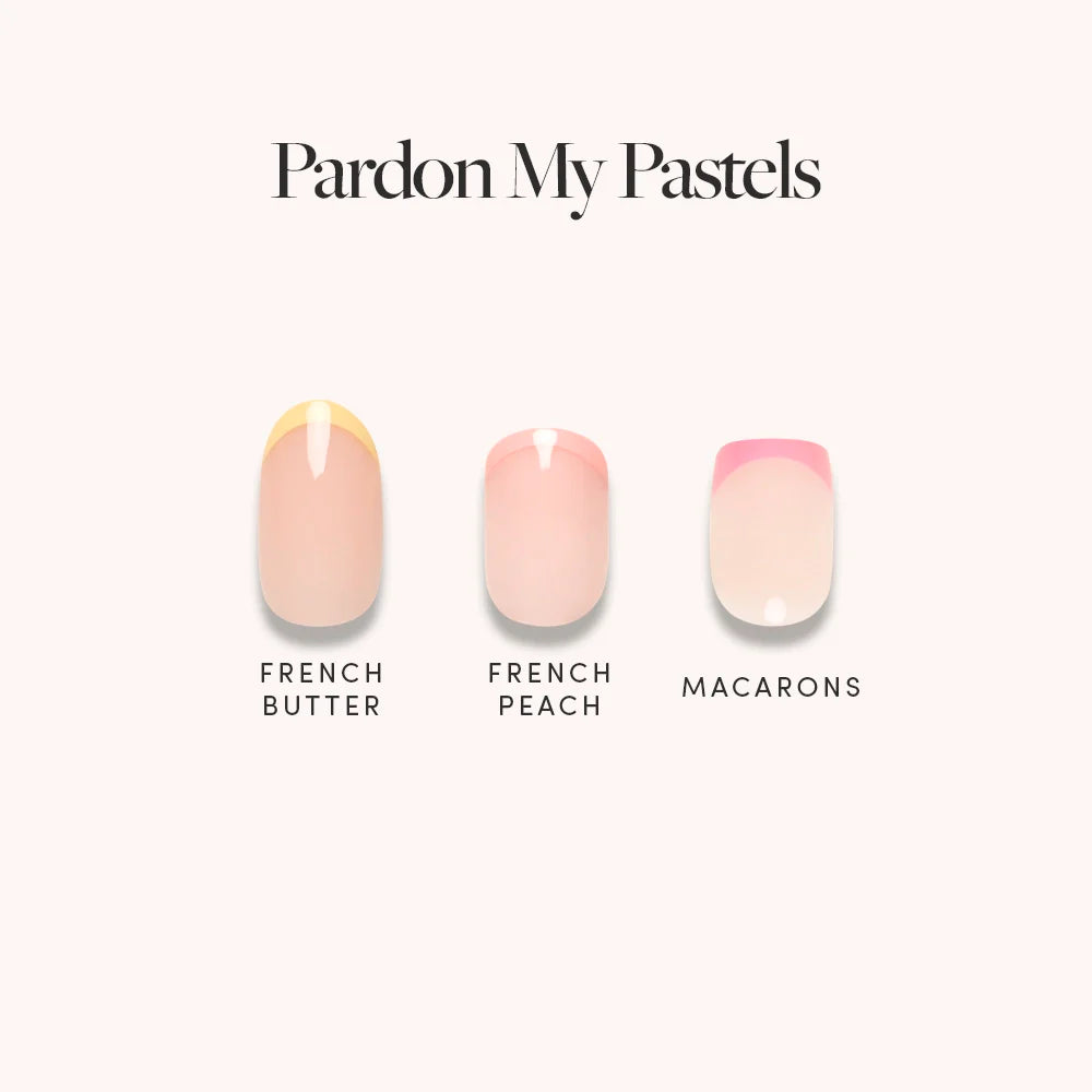 Lisawu Pardon My Pastels press-on nail bundle style selection