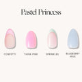 Lisawu Pastel Princess nail buffer style selection