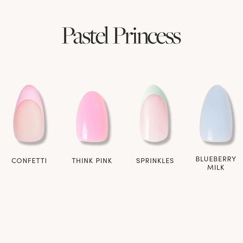 Lisawu Pastel Princess nail buffer style selection