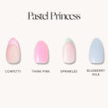 Lisawu Pastel Princess nail buffer style selection