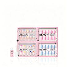 Pastel Princess press-on nails in green shade