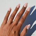 Pearl Glaze press-on nails in nude shade