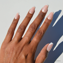 Pearl Glaze press-on nails in nude shade