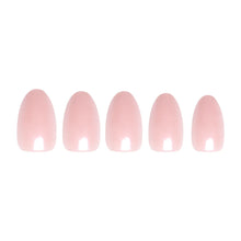 Pinch Me press-on nails featuring stylish natural almond shape in soft nude tones perfect for everyday wear
