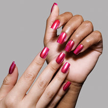 Pink Alloy press-on nails - square shape, medium length
