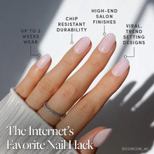 Pink Blush press-on nails with glossy finish
