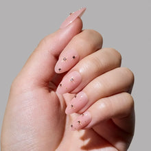 Pink Comet press-on nails in purple shade