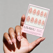 Pink Comet press-on nails in pink shade