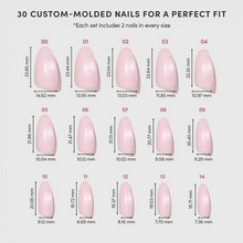 Pink Darling press-on nail design - solid color style detail