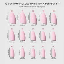 Pink Obsession press-on nail bundle - full set view