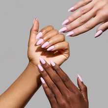 Pink Poise press-on nails with glossy finish