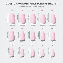 Pink Statement press-on nail bundle - full set view