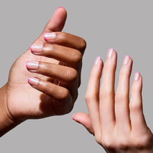 Pink Tutu press-on nails with glazed finish