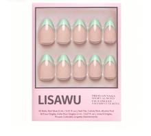 Pistachio Crème press-on nails in green shade