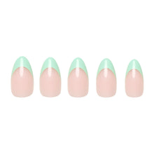 Pistachio Crème press-on nail bundle - full set view