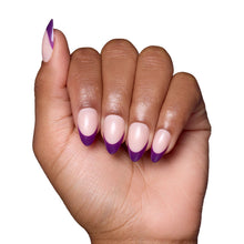 Plum press-on nail bundle - full set view