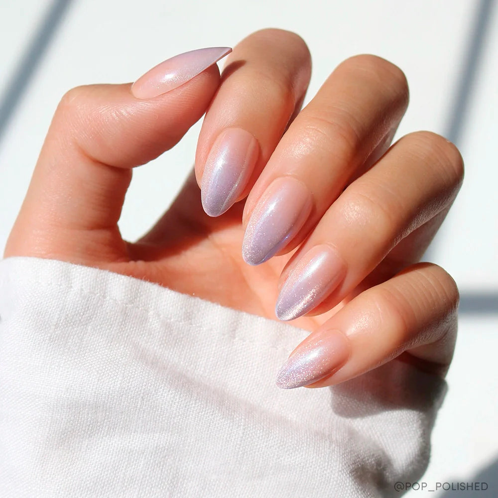 Polar Day press-on nails in nude shade